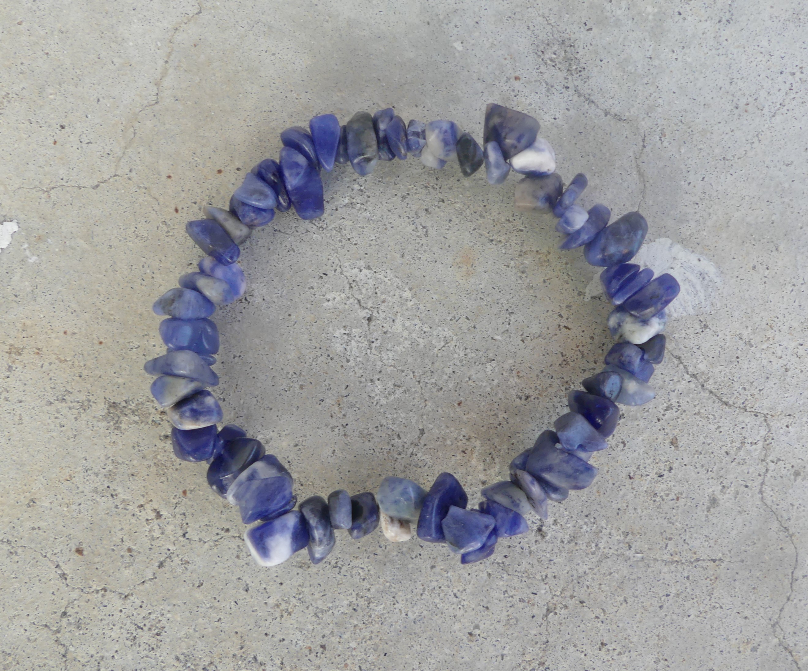 Sodalite Chip Bracelet | Crystal Visions NZ