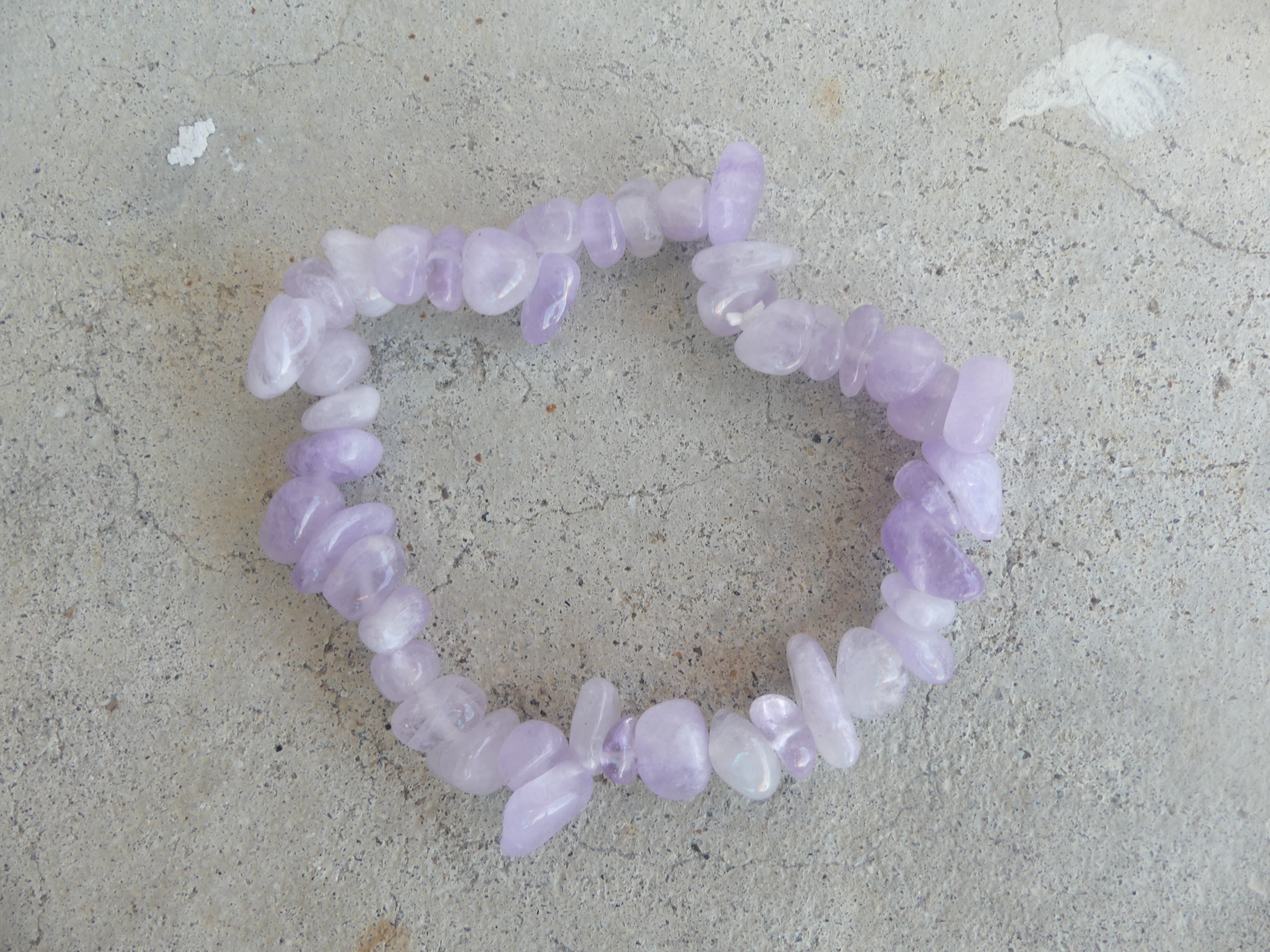 Lavender Amethyst Chip Bracelet | Crystal Visions NZ