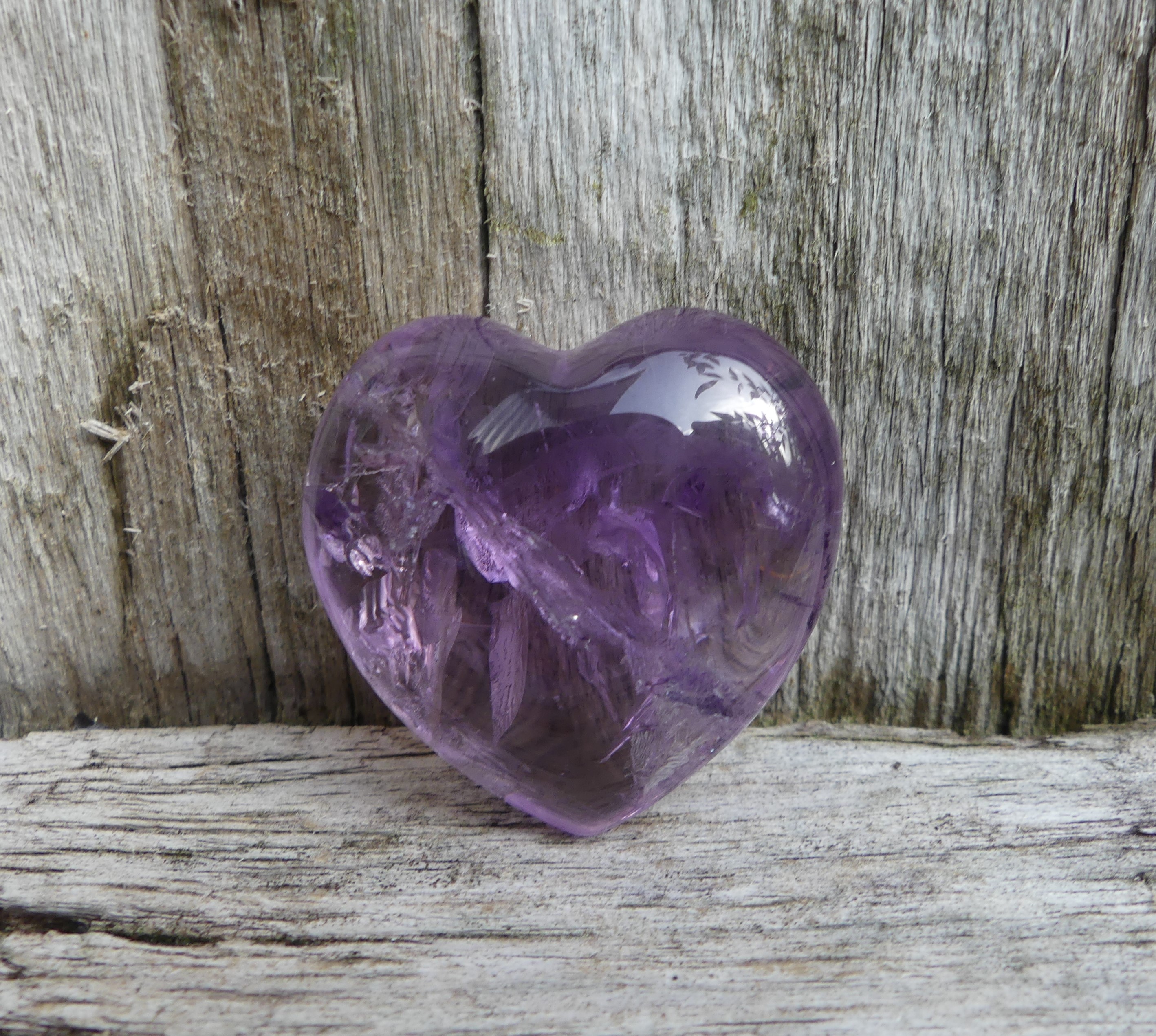 amethyst purple heart mine