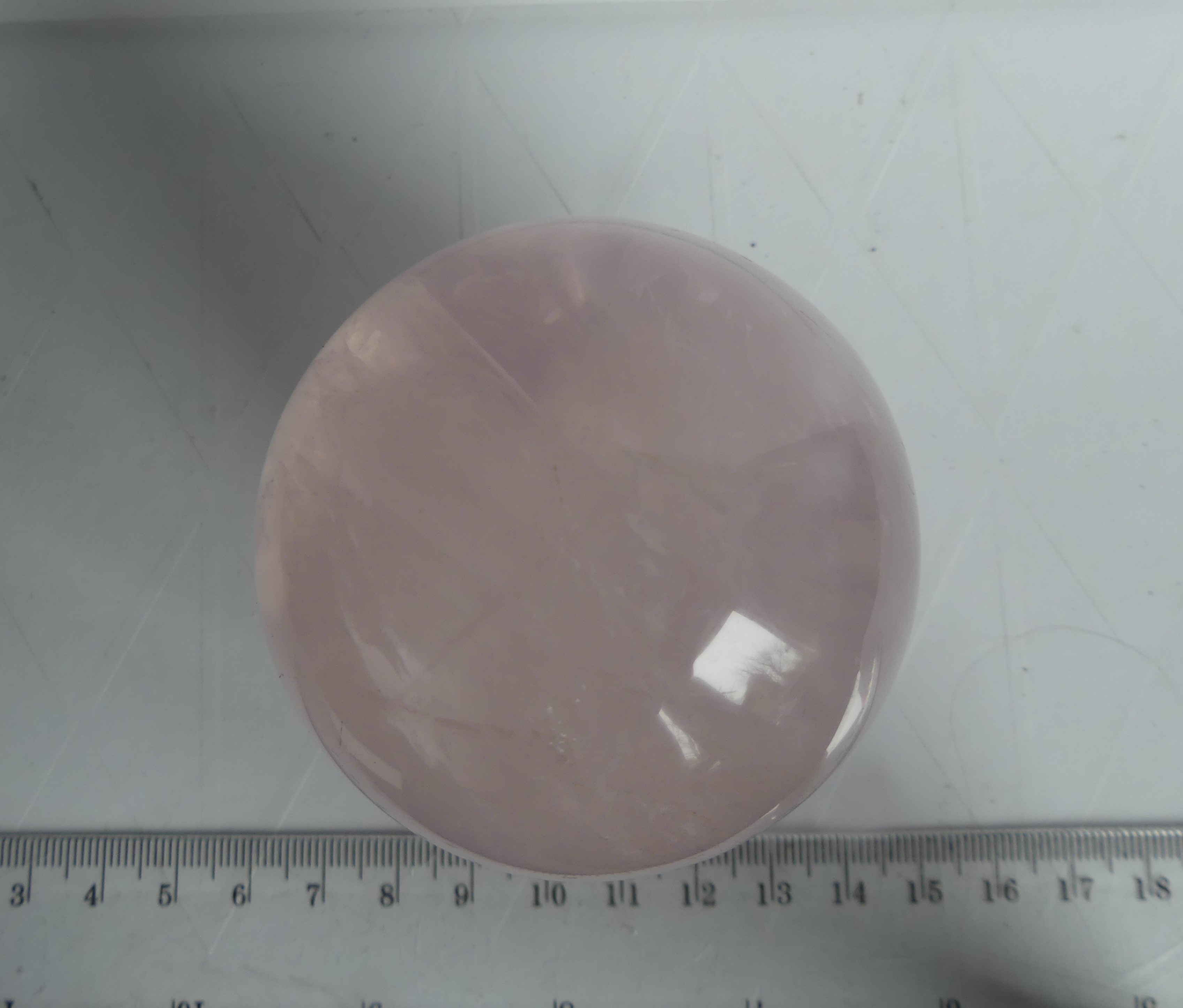 rose quartz sphere crystal